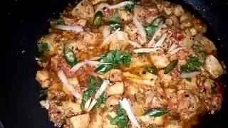 Boneless chicken karahieasy and quick recipe [upl. by Camroc845]