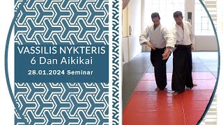 Mastering Aikido Techniques Vassilis Nykteris Senseis Insightful Seminar 2024 [upl. by Jann]