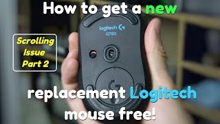 How to Get A Free G703 Replacement From Logitech [upl. by Anhsirk]