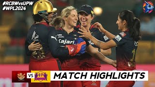 RCB vs UPW 2nd Match WPL 2024 Highlights  Women IPL Highlights 2024  Cricket wpl 2024 highlights [upl. by Mcnutt307]