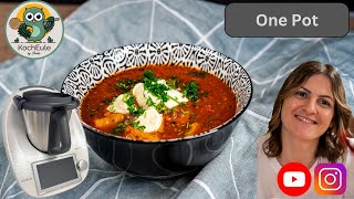 ONE POT  Räubereintopf mit Kartoffeln Hackfleisch und Mozzarella  Alltagsküche Thermomix® TM6 TM5 [upl. by Shargel994]