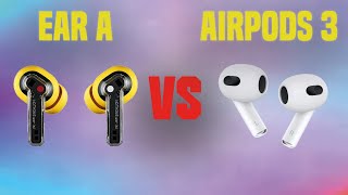 Nothing Ear a vs Apple AirPods 3  Full Specs Compare Earbuds [upl. by Sivram745]