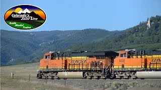 BNSF JB Hunt Intermodel Train on Colorados Joint Line [upl. by Resarf893]