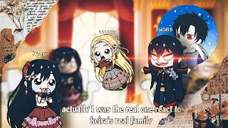 actually I was the real one react to keiras real family part 33  my au \\ mikanezu  gcrv [upl. by Idoc]