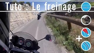 Trajectoires moto  Comment gérer le freinage [upl. by Mall781]