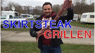 Inside Skirt Steak Grillen Klaus grillt [upl. by Ranita]