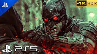 PS5 EVIL BATMAN Destroys Everyone Scene  Realistic Immersive ULTRA Graphics 4K 60FPS HDR [upl. by Tnafni]