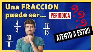 como saber si una FRACCION es PERIODICA PURA o MIXTA ✔❌⁉️  número decimal periódico puro o mixto [upl. by Yerocal]