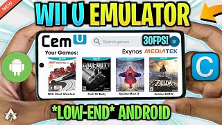 🔥 CEMU ANDROID MALI  SETUPBEST SETTINGS amp GAMEPLAY TEST  WII U EMULATOR FOR LOW END DEVICE [upl. by Carlyn]