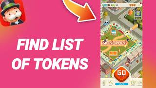 How To Find List Of Tokens On Monopoly Go App [upl. by Girovard]