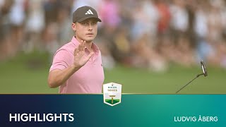 Ludvig Åberg Round 3 Highlights  2023 BMW PGA Championship [upl. by Herzog664]