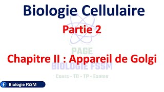 Chapitre II Appareil de Golgi [upl. by Dearr]