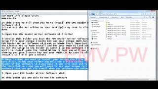 EMV86 how to Read Emv software v8 6 Emv Reader Writer card How to install or read 101 201 dumps EMV [upl. by Sivlek878]