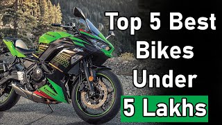 Top 5 Best Bikes Under 5 Lakhs in India 2024 [upl. by Kimble883]