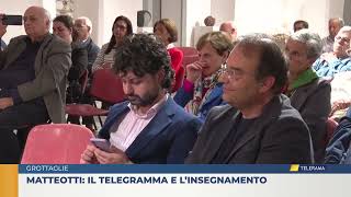 Grottaglie Matteotti Il telegramma e linsegnamento [upl. by Innattirb]