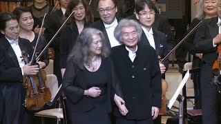 Ludwig van Beethoven “Choral Fantasy” op 80  Seiji Ozawa Martha Argerich [upl. by Rimola340]