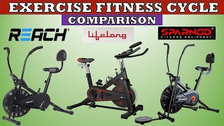 Best Fitness Exercise Cycle Comparison  Reach vs Lifelong vs Sparnod [upl. by Ultann]