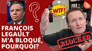 François Legault ma BLOQUÉ Pourquoi on ne peut pas poser des questions Bruno 😎 [upl. by Bornstein420]