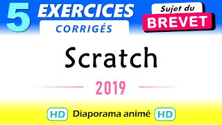 Brevet Maths exercices corrigés Scratch 2019 [upl. by Jake71]