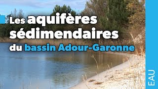 Les aquifères sédimendaires du bassin AdourGaronne [upl. by Nilahs]