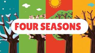 Learn Seasons for Kids  Summer Winter Autumn and Springs learning videos for pre schoolers [upl. by Perce]