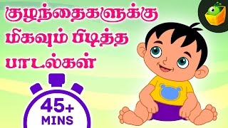 Top 20 Tamil Rhymes  45 Mins NonStop Comiplations  Tamil Rhymes for Children [upl. by Barayon]