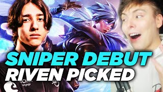 LS  SNIPER PICKS RIVEN ON LCS DEBUT amp JOJOPYUN C9 DEBUT  100T vs TL amp C9 vs NRG [upl. by Aria]