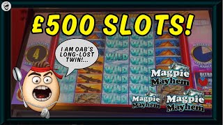 £500 Slots  Magpie Mayhem Rainbow Riches Locomotion Dragon Spins Eggspendables amp Lots More [upl. by Nonnairb]