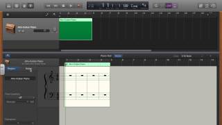 Entering Notation in Garageband [upl. by Karwan]