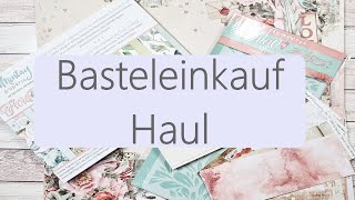 Bastel Haul ✿ Stampcorner und Papiria Haul ✿ Bastelmaterial ✿ Einkauf [upl. by England]