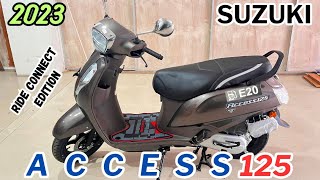 2023 Suzuki Access 125 Ride Connect Edition Detail Review ✅E20⛽OBD2On Road Price [upl. by Ydniahs365]