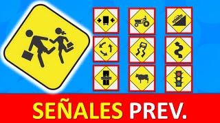 Señales de transito preventivas ⚠️🧐 [upl. by Yannodrahc]