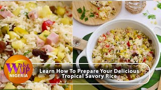 Tropical Savory Rice Made Easy Recipe [upl. by Karine]