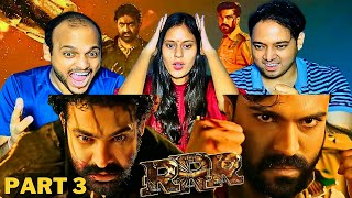 RRR Full Movie Reaction  Part 3  Ram Charan Jr NTR  SS Rajamouli [upl. by Magdau]