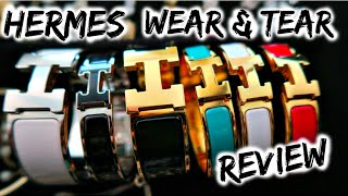 Hermes Review amp Wear and Tear H Clic Kelly Double Tour and Rivale Double Tour Bracelets [upl. by Camala891]