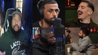 Flagrant vs FampF DJ Akademiks reacts to Andrew Schulz amp Myron going back amp forth online [upl. by Sacks]