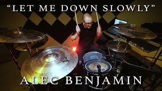 Let Me Down Slowly Fairlane Remix  Alec Benjamin  Jeremy Shields DRUM COVER [upl. by Nilyak]