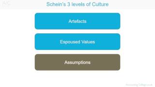 Scheins Three levels of culture  AZ of business terminonology [upl. by Aehtna27]