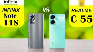 infinix note 11s vs realme c55 [upl. by Eanehs]