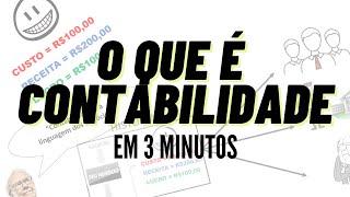 O QUE É CONTABILIDADE em 3 minutos Linguagem dos negócios [upl. by Anoit]