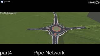 Road Design  Transportation AnimationNavisworks®3D4D5D BIM [upl. by Ainahs524]