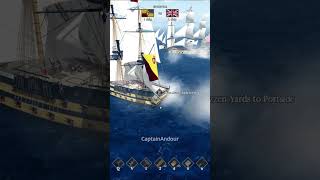 Andouran Victory Against EIC Ship  Roblox Windward [upl. by Navlys354]