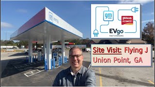 EV Charging Site Review Flying J Travel Center  Union Point GA [upl. by Nilo105]