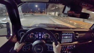 2019 Jeep Wrangler Unlimited Sahara 4dr 4x4  POV Night Drive Binaural Audio [upl. by Kauppi]