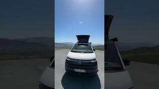 Roof Tent is One Button Push Away 😎 VW T7 California shorts [upl. by Oicnedurp]