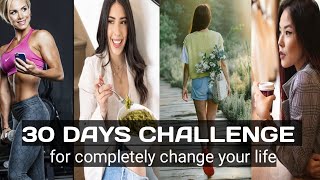 30 Days Challenge।। 30 Days Challenge for Transform Yourself।। [upl. by Ahsiam]