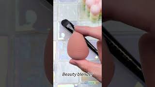 Makeup brush VS Beauty blender Which one do you like 👀 [upl. by Eruza]