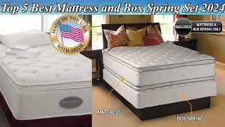 Top 5 Best Mattress and Box Spring Set Queen  Exclusively designed Bed for Westin Hotels [upl. by Ecnahoy813]