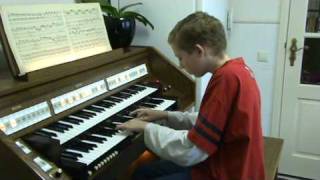 Bach Toccata and Fugue my best version on my home organ [upl. by Fiona]