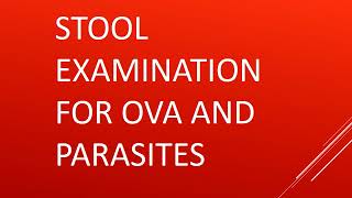 STOOL ANALYSIS [upl. by Rodger39]